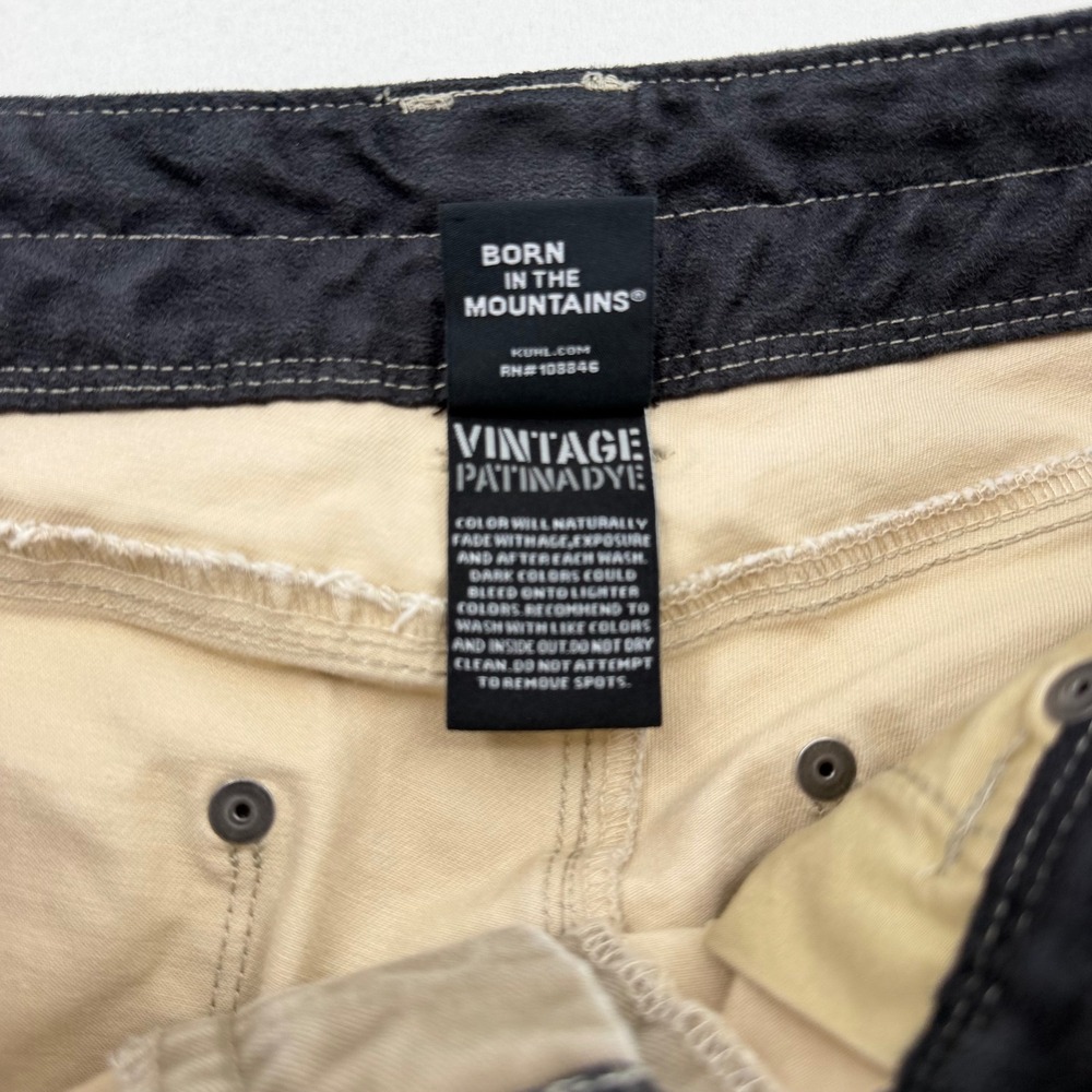 Kuhl Rydr Pants Mens 34x32 Khaki Tan Articulated Workwear Hiking Excellent - Picture 5 of 16